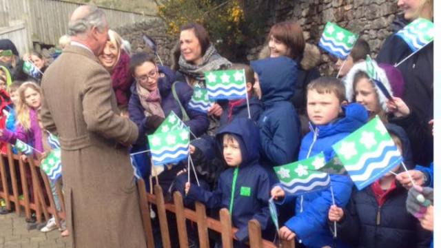 visit by Prince Charles to the Rheged Centre outside Penrith 4