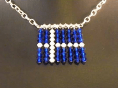A Shetland flag necklace..png