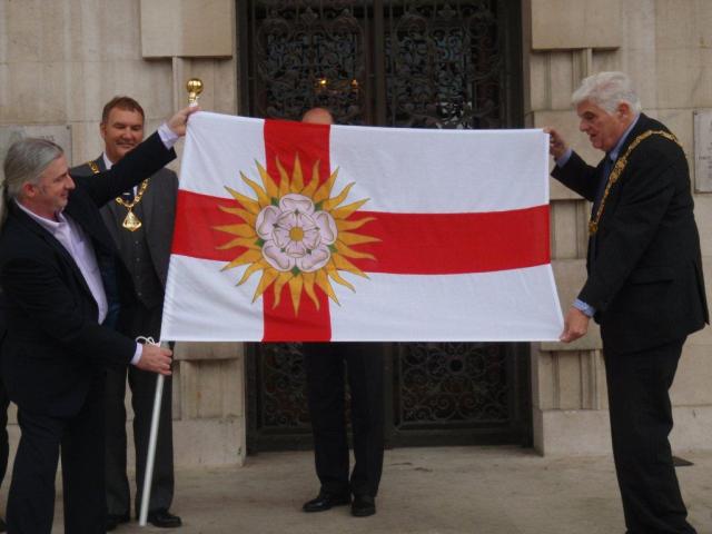 West Riding Flag Unfurling